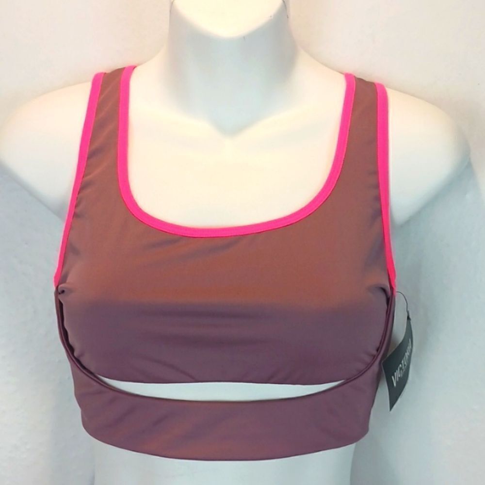 Victoria's Secret purple/ pink sports bra size S/P